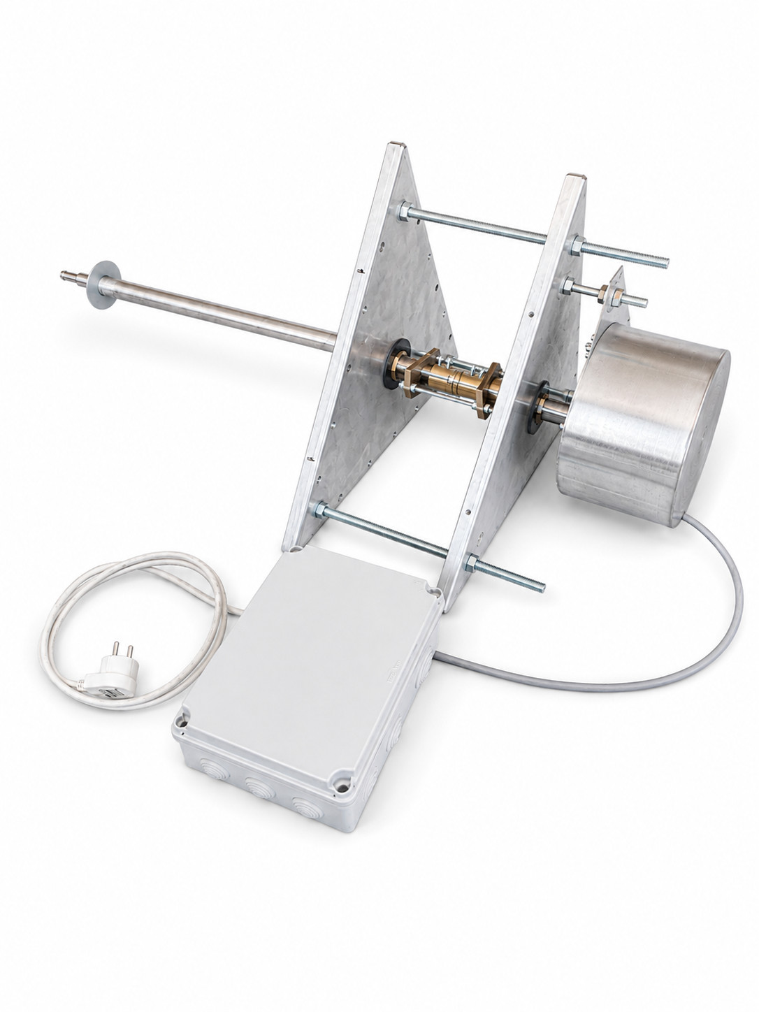 MZ-480 Clock Mechanism with Mounting Assembly, Control Box and Clock Hands - Image 3